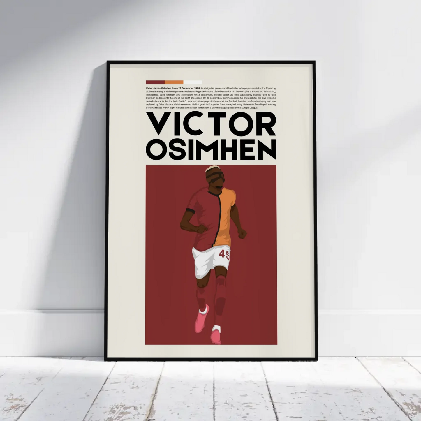 Victor Osimhen Galatasaray - Minimalist