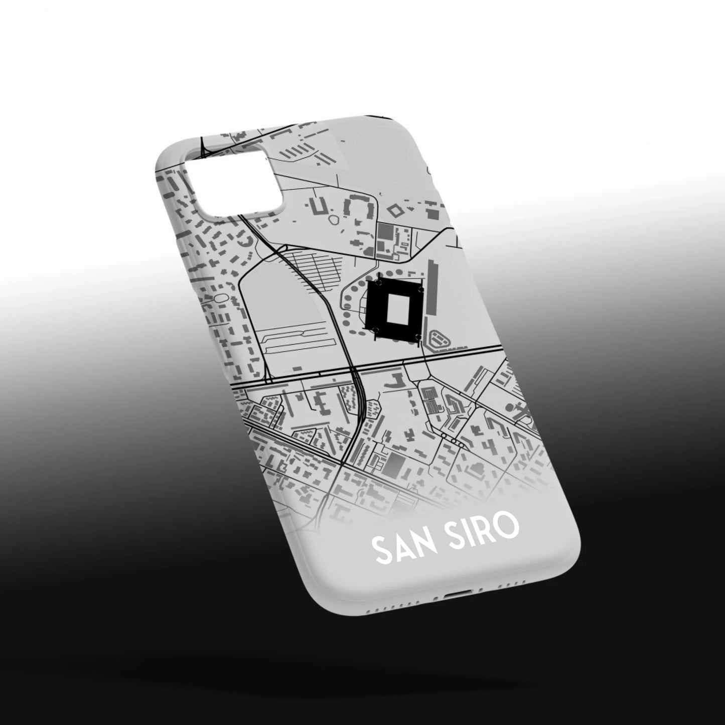 AC Milan Stadium Map - Phone Case Poster - Fans Favourites