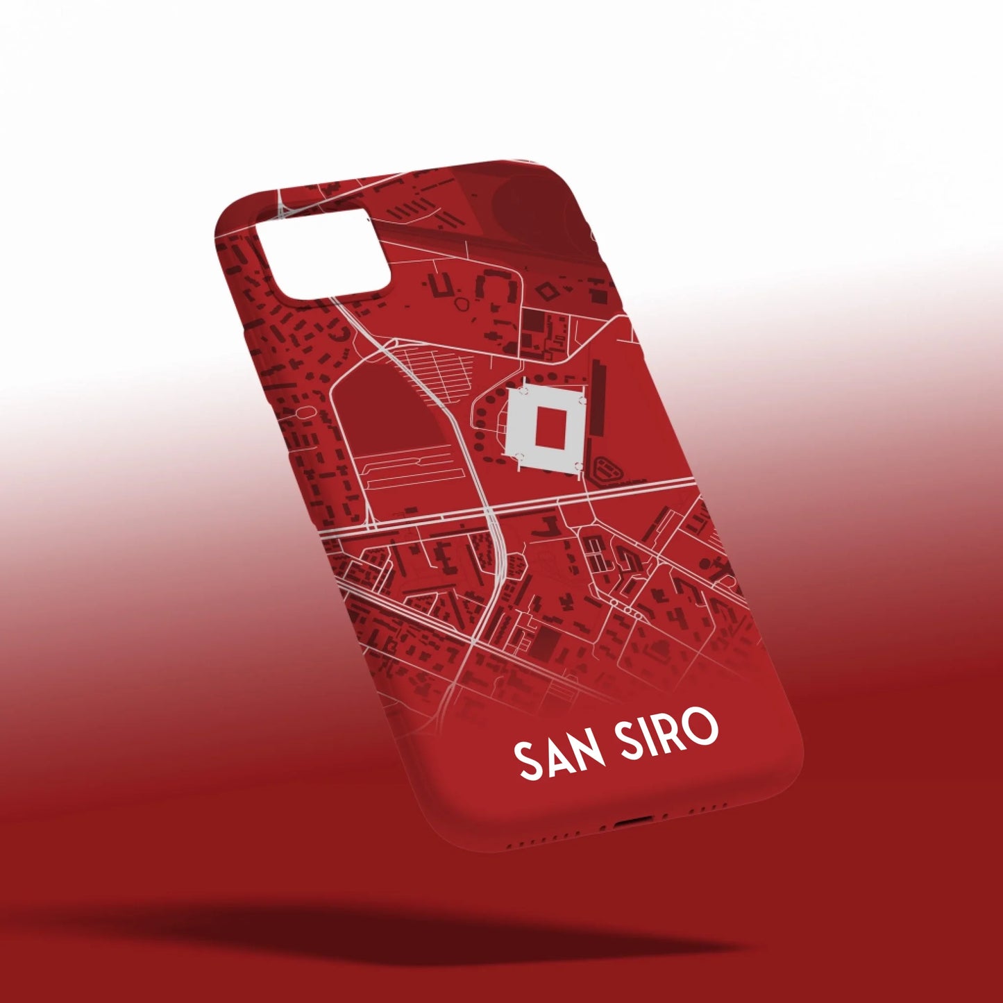 AC Milan Stadium Map - Phone Case Poster - Fans Favourites