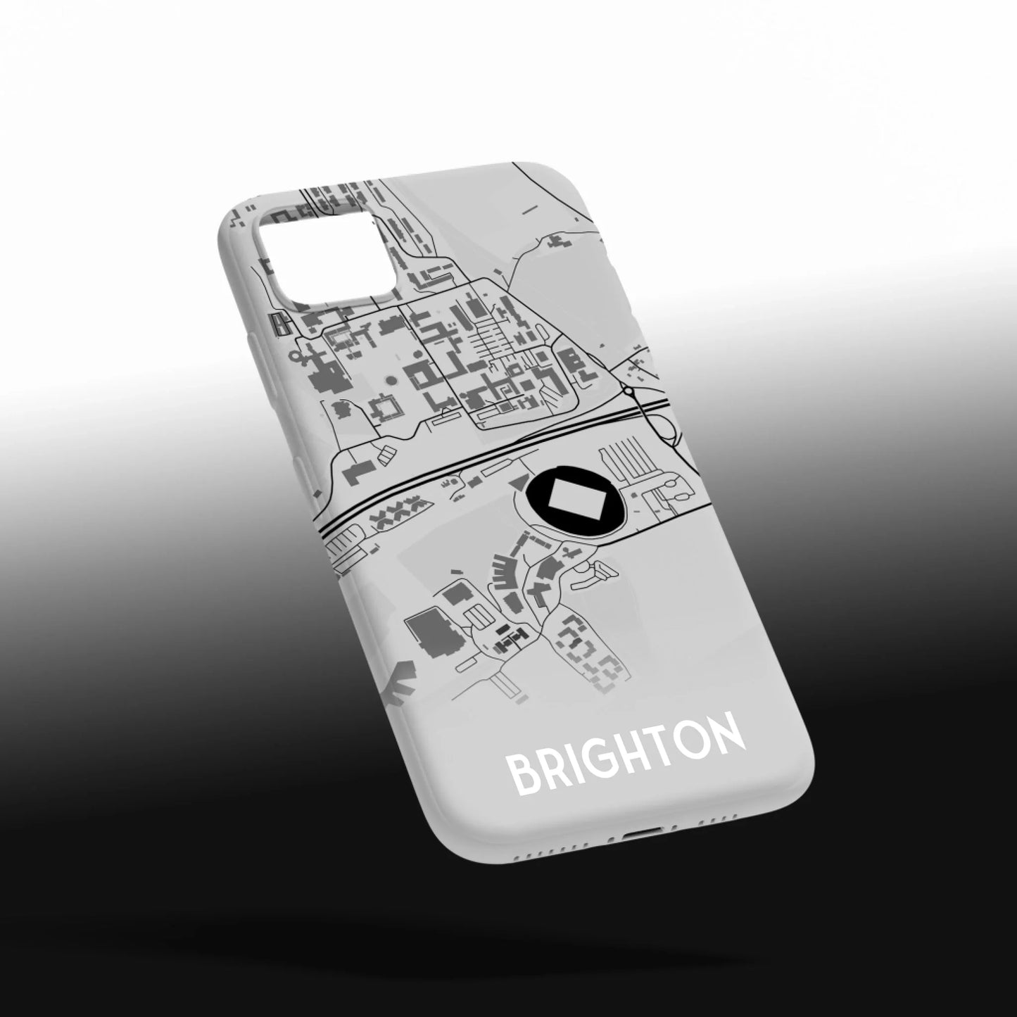 Brighton Stadium Map - Phone Case Poster - Fans Favourites