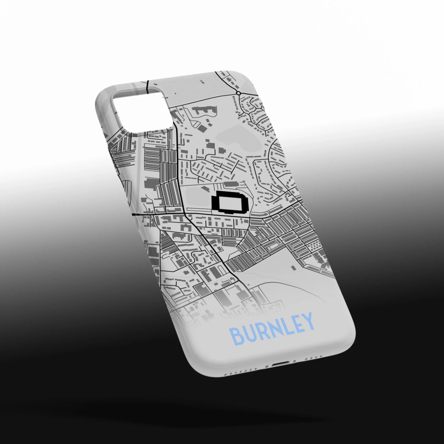 Burnley Stadium Map - Phone Case Poster - Fans Favourites
