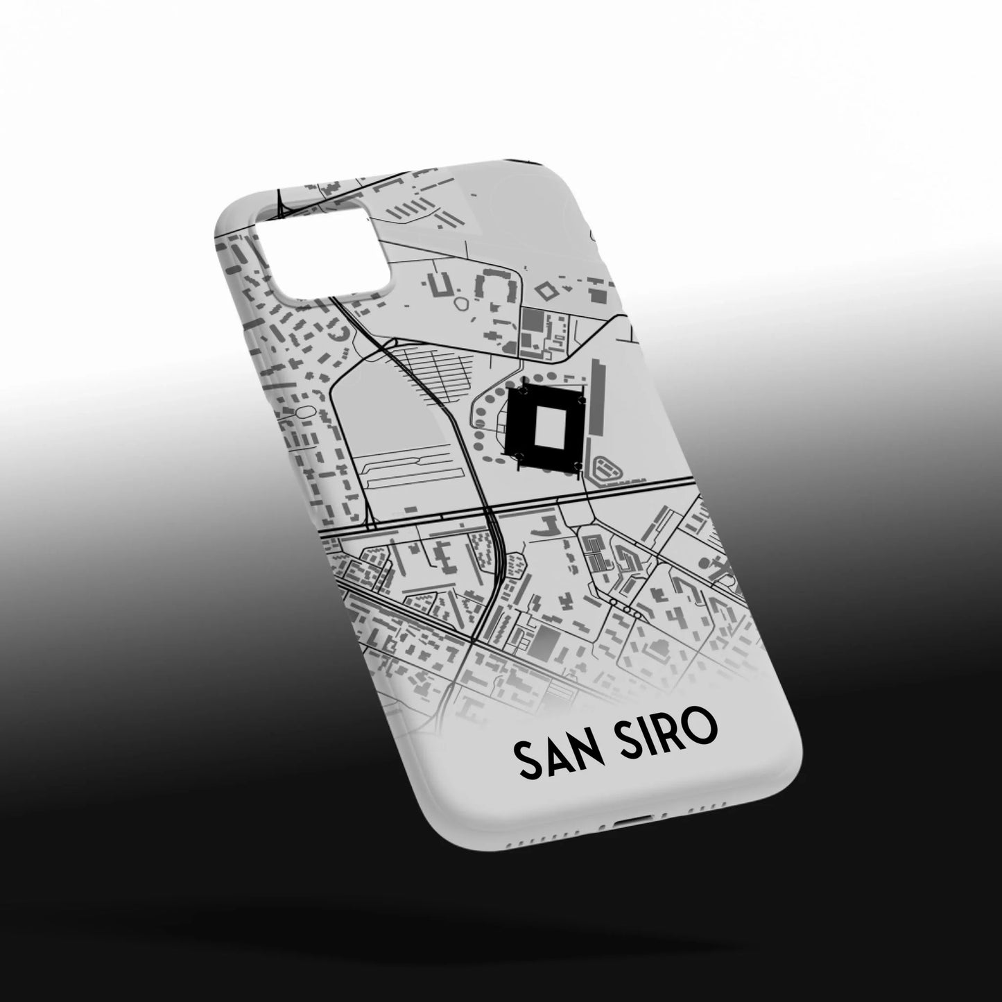 Inter Milan Stadium Map - Phone Case Poster - Fans Favourites