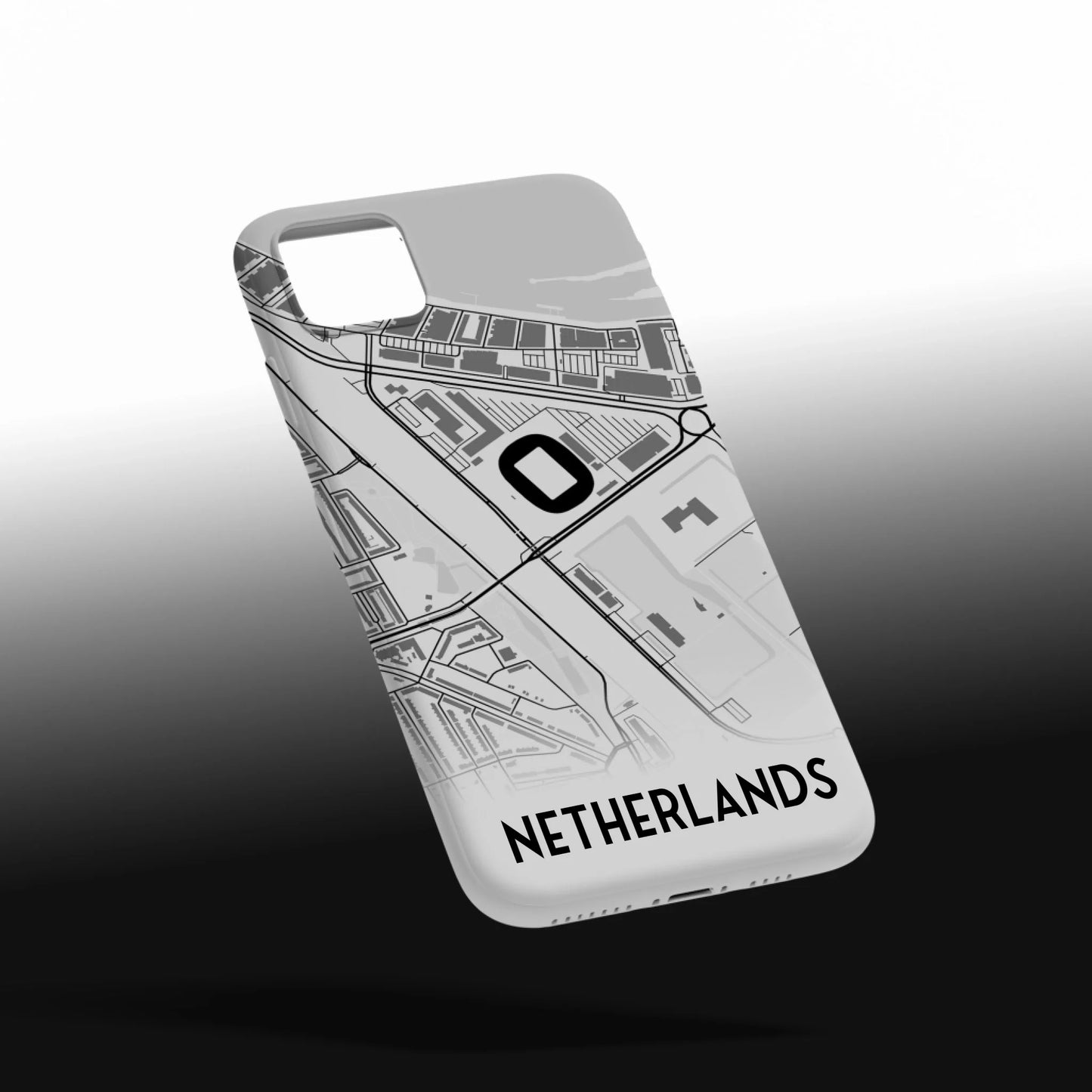 Netherlands Feyenoord Stadium Map - Phone Case Poster - Fans Favourites