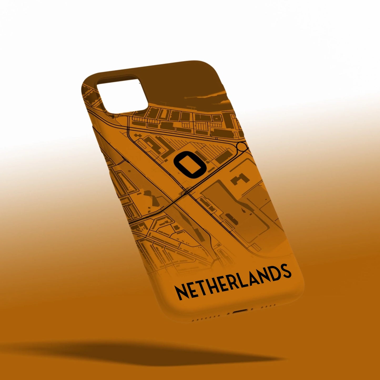 Netherlands Feyenoord Stadium Map - Phone Case Poster - Fans Favourites
