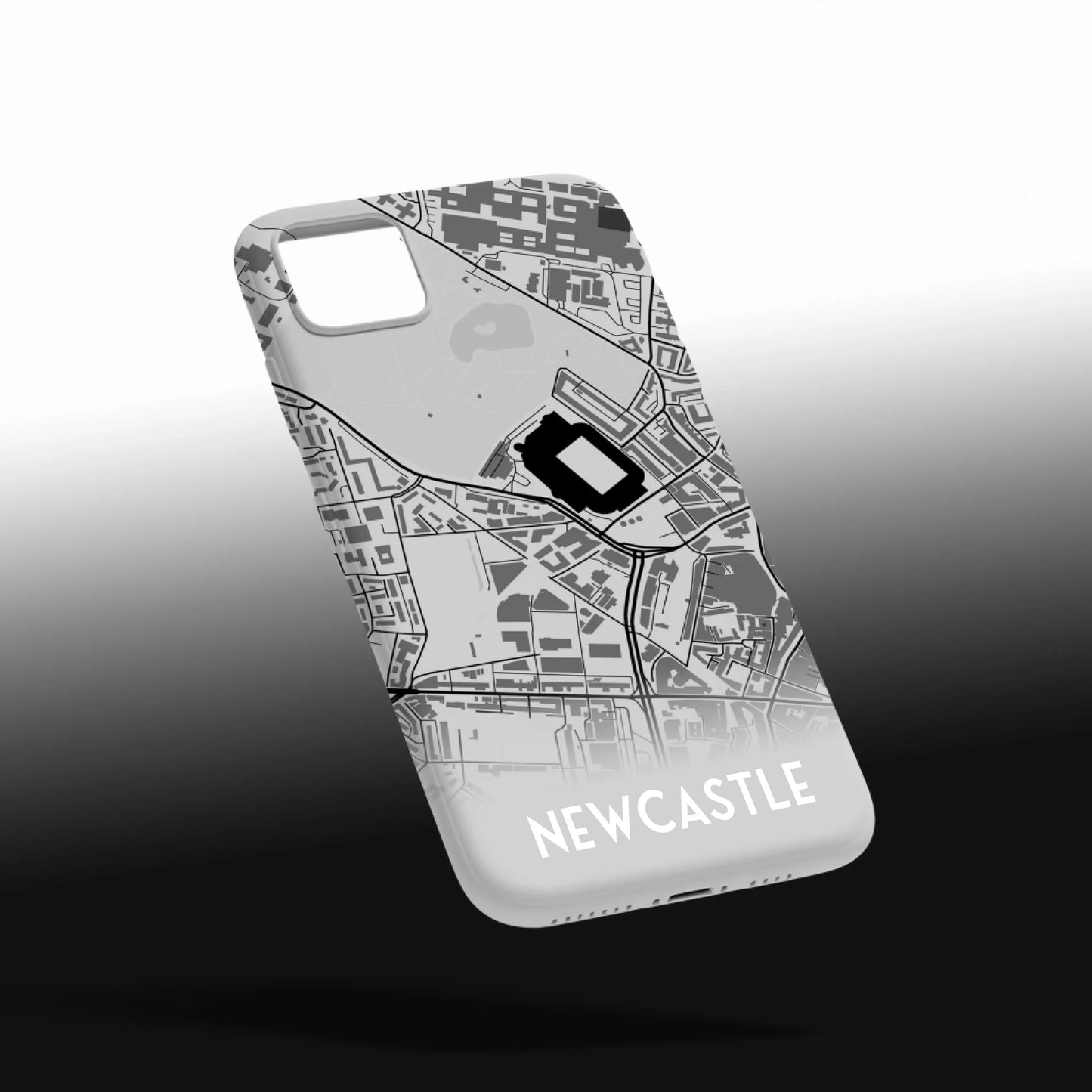 Newcastle Stadium Map - Phone Case Poster - Fans Favourites