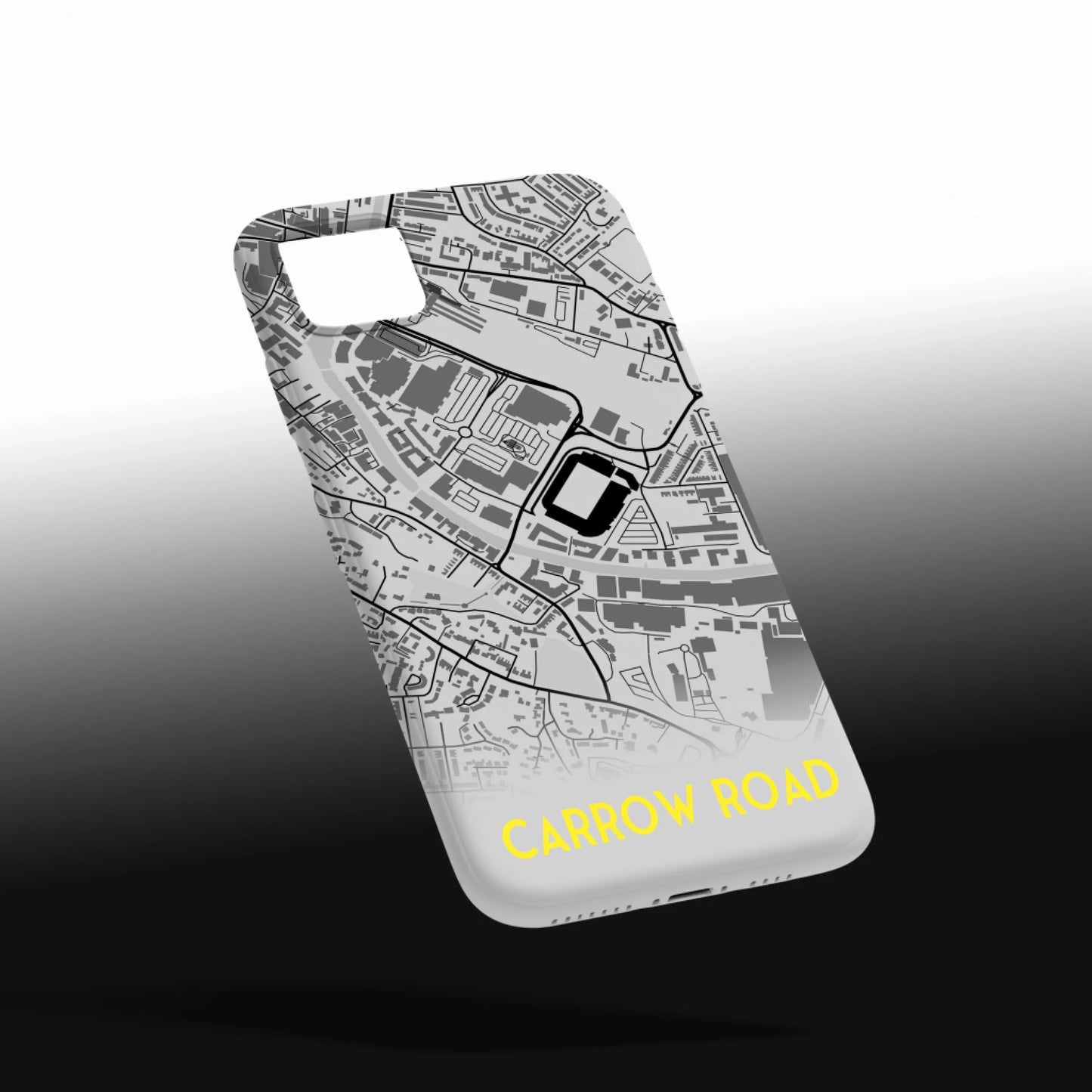 Norwich Stadium Map - Phone Case Poster - Fans Favourites