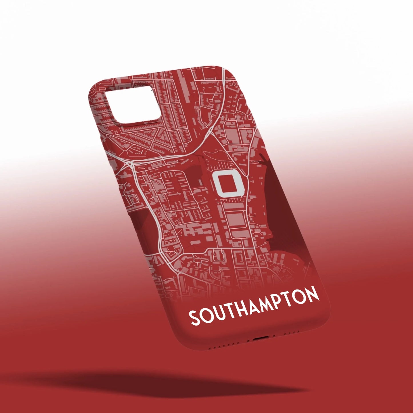 Southampton Stadium Map - Phone Case Poster - Fans Favourites