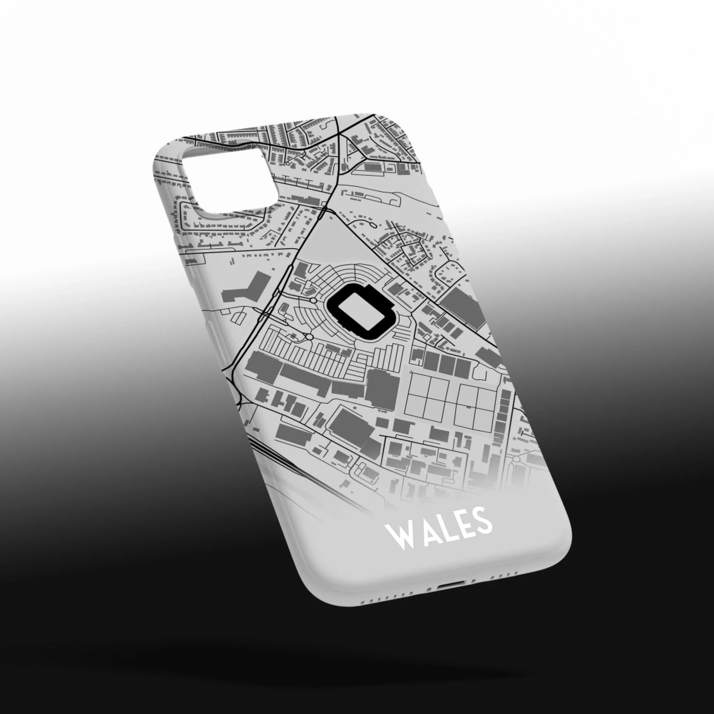 Wales Stadium Map - Phone Case Poster - Fans Favourites