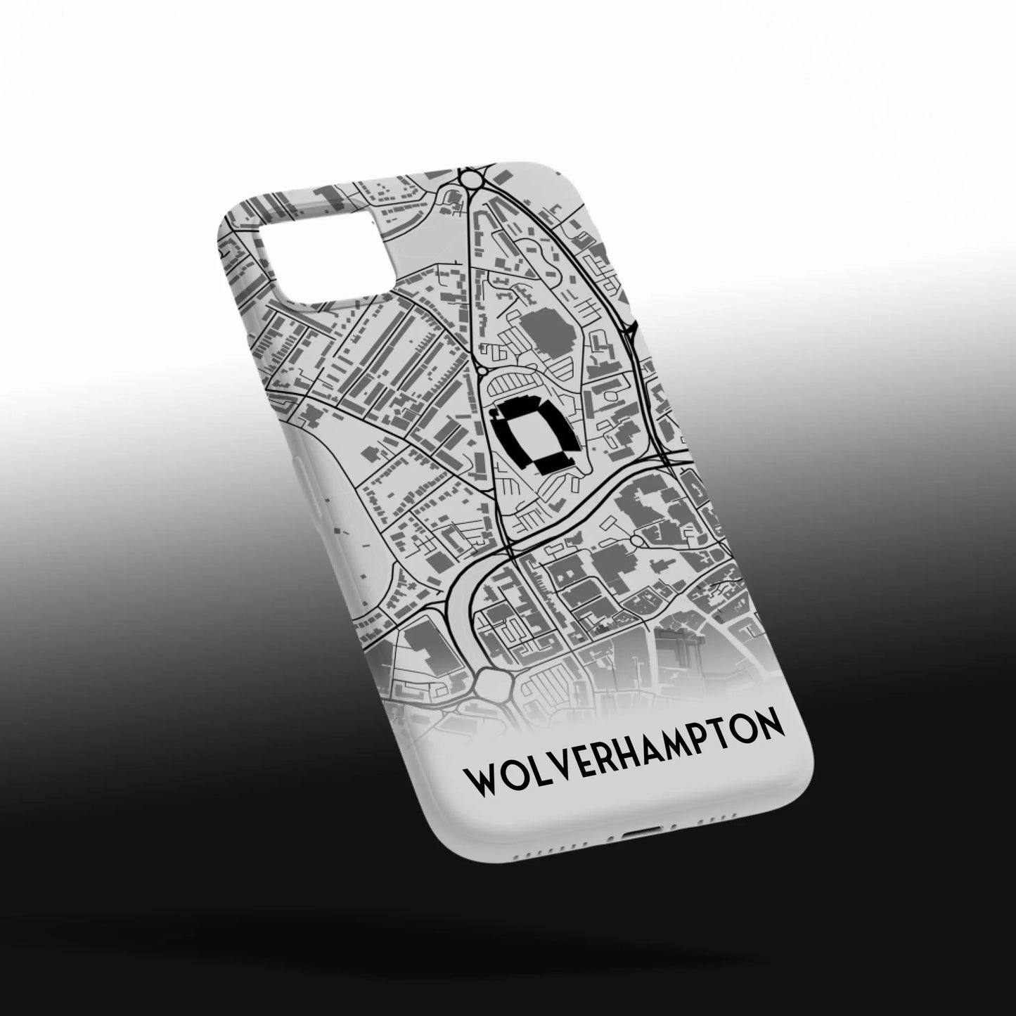 Wolves Stadium Map - Phone Case Poster - Fans Favourites