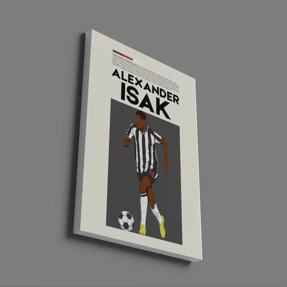 Alexander Isak Newcastle - Minimalist Poster - Fans Favourites