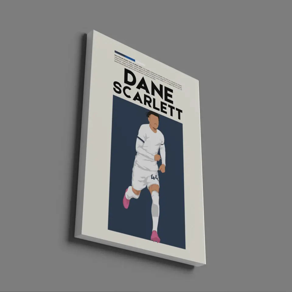 Dane Scarlett Tottenham - Minimalist Poster - Fans Favourites