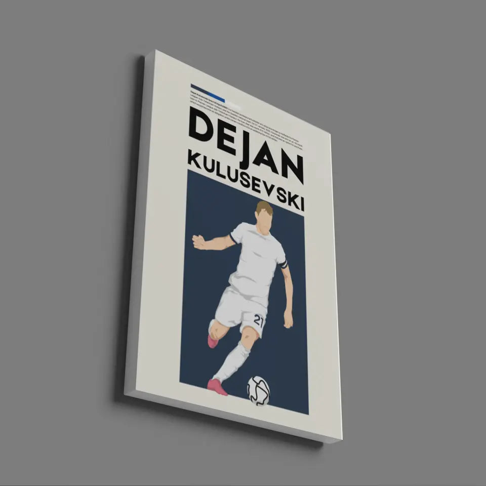 Dejan Kulusevski Tottenham - Minimalist Poster - Fans Favourites