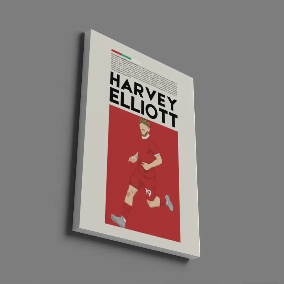 Harvey Elliott Liverpool - Minimalist Poster - Fans Favourites