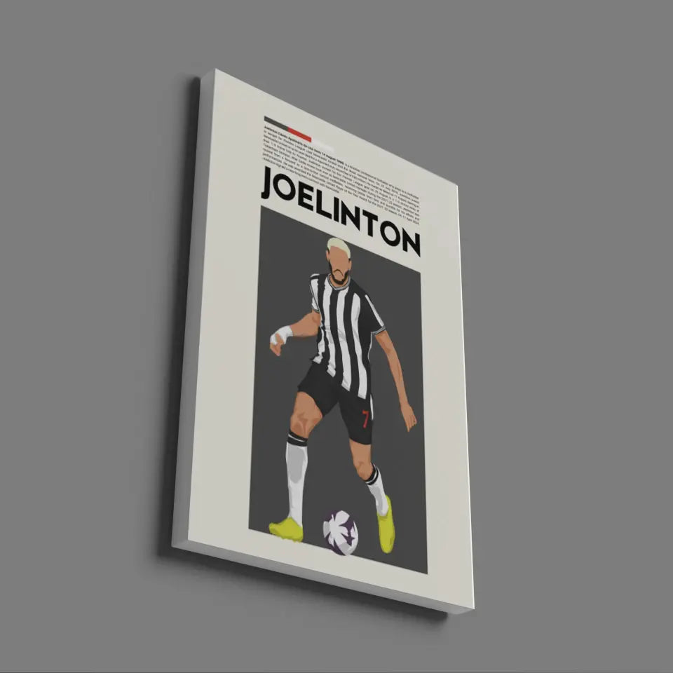 Joelinton Newcastle - Minimalist Poster - Fans Favourites