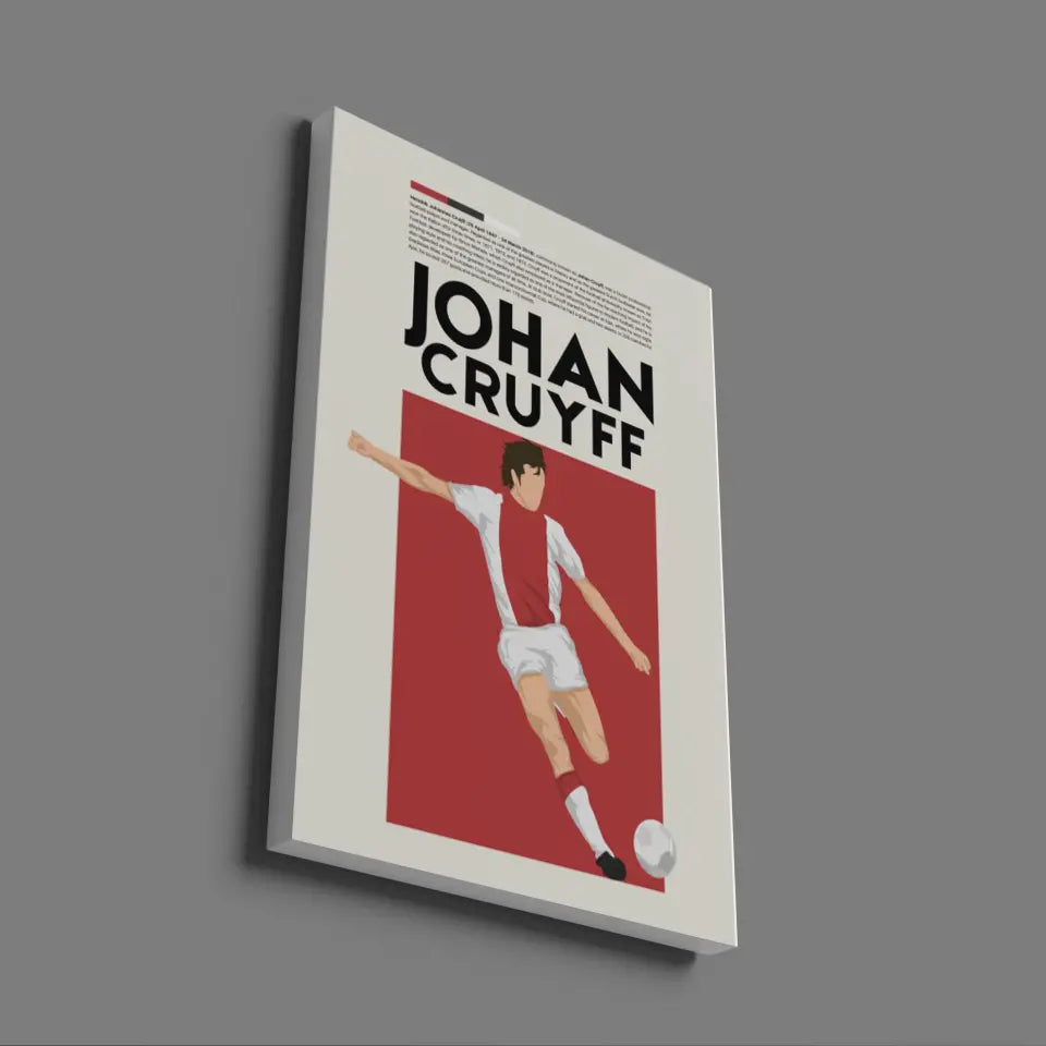Johan Cruyff Ajax - Minimalist Poster - Fans Favourites