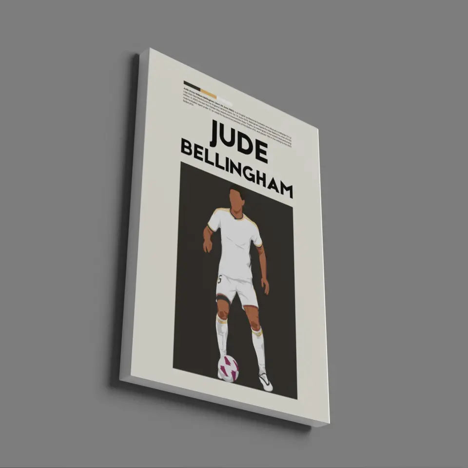 Jude Bellingham Real Madrid - Minimalist Poster - Fans Favourites