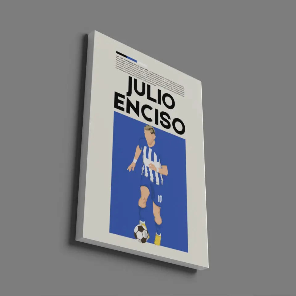 Julio Enciso Brighton - Minimalist Poster - Fans Favourites
