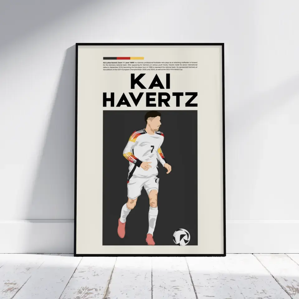 Kai Havertz Germany - Minimalist Poster - Fans Favourites