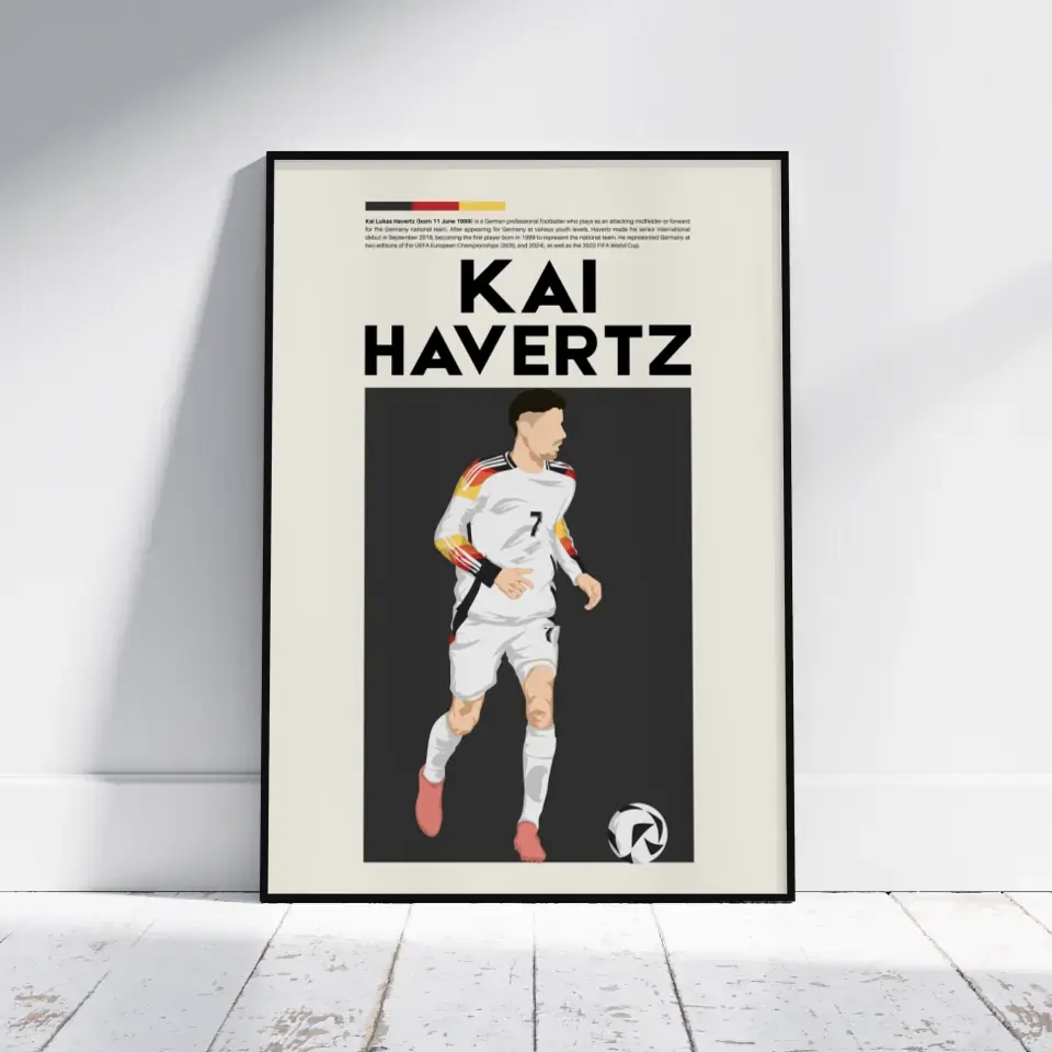 Kai Havertz Germany - Minimalist Poster - Fans Favourites