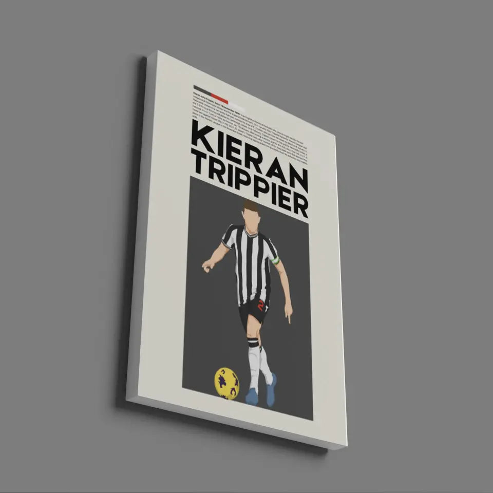 Kieran Trippier Newcastle - Minimalist Poster - Fans Favourites