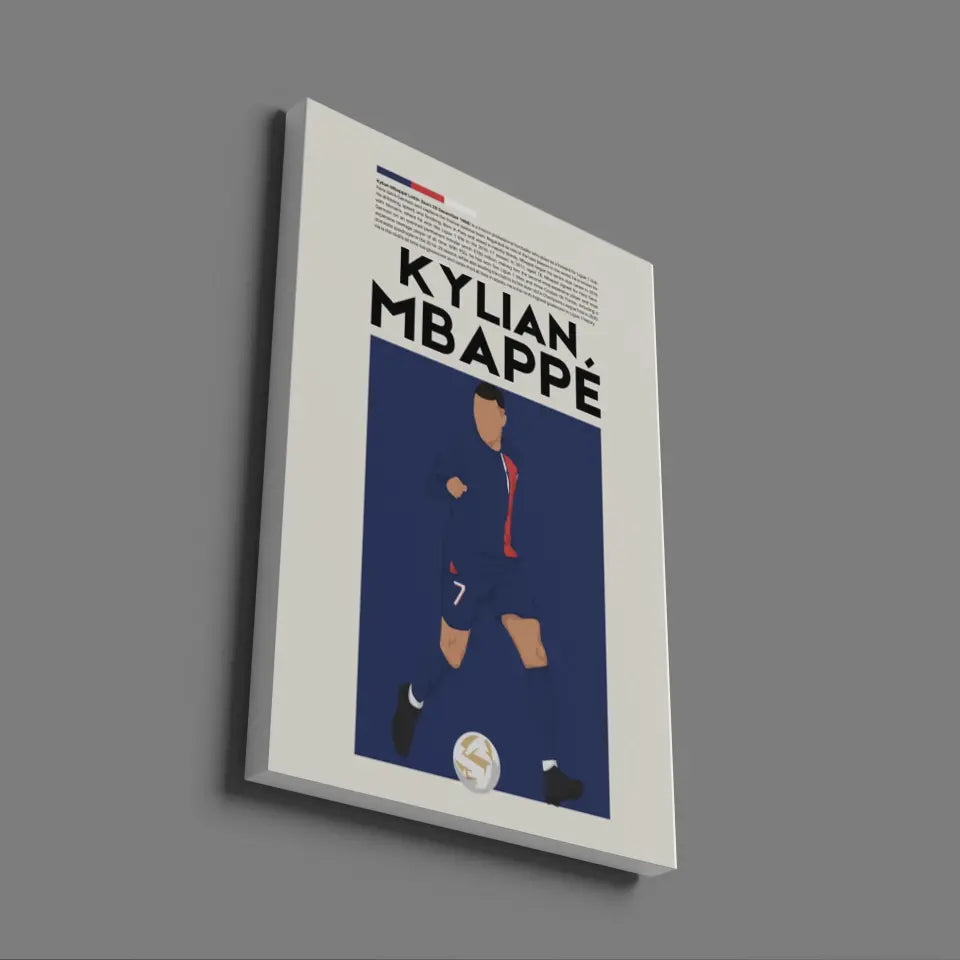 Kylian Mbappé PSG - Minimalist Poster - Fans Favourites