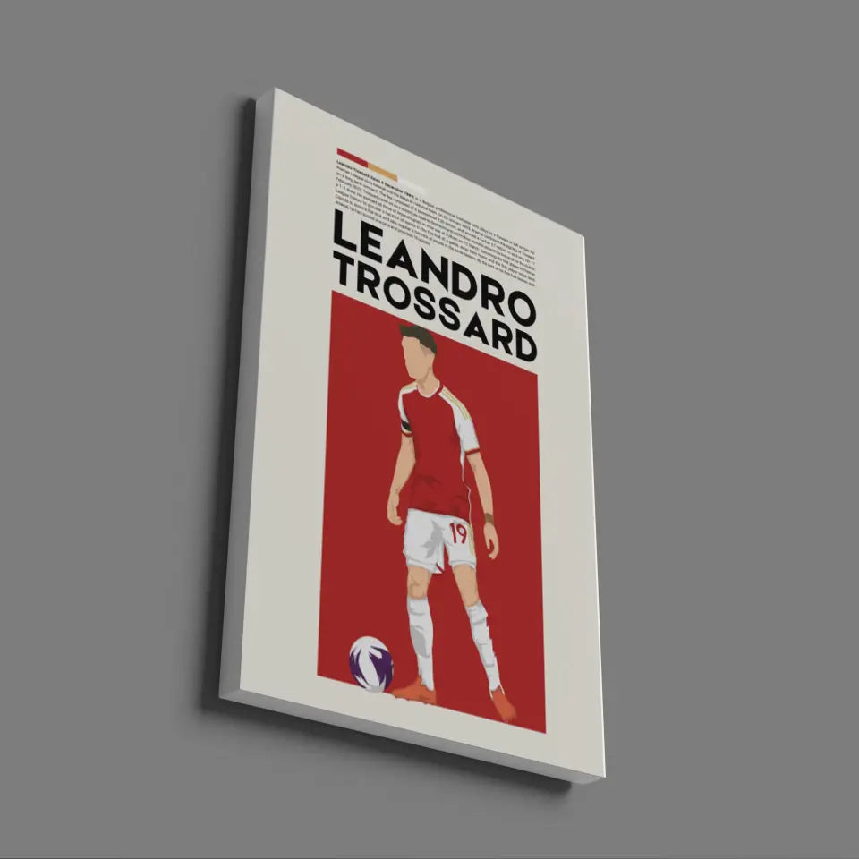 Leandro Trossard Arsenal - Minimalist Poster - Fans Favourites
