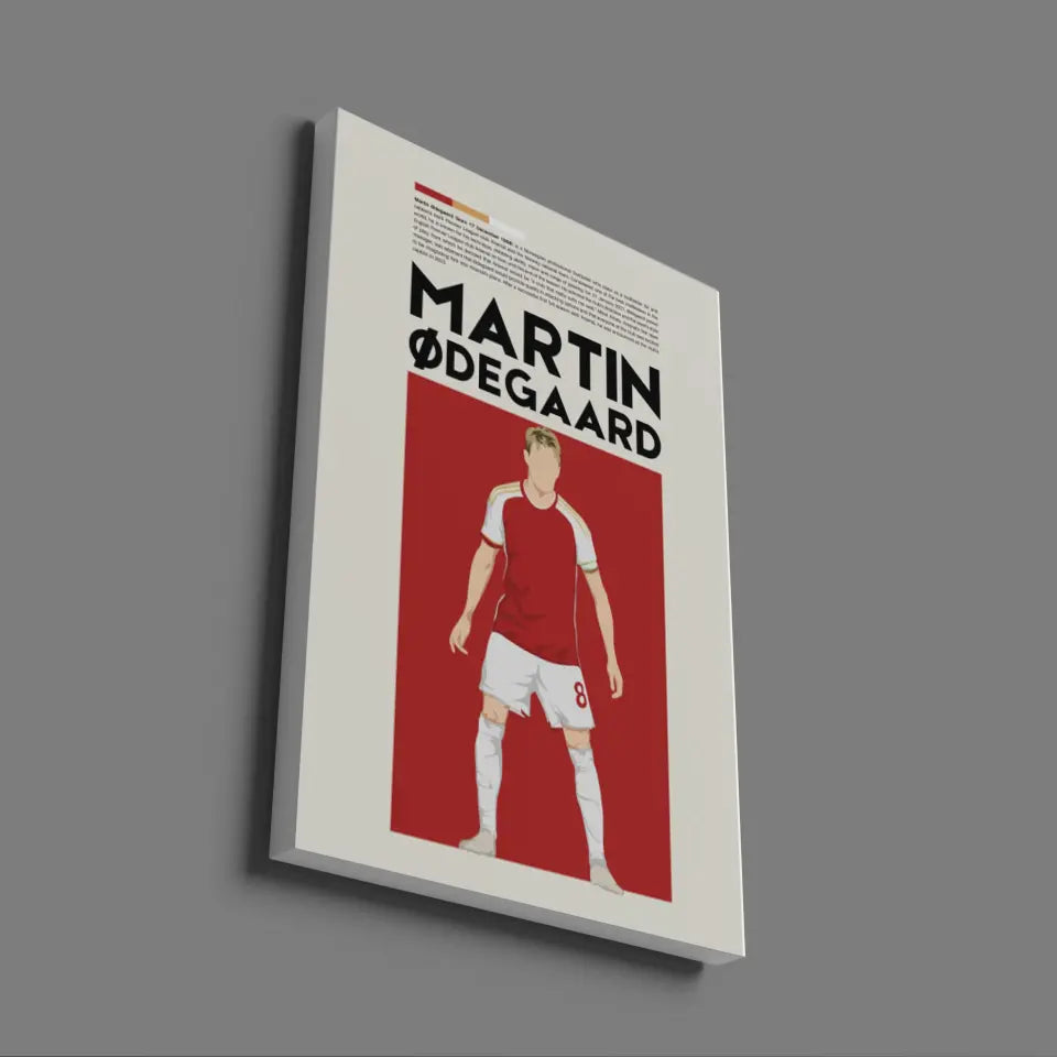 Martin Ødegaard Arsenal - Minimalist Poster - Fans Favourites