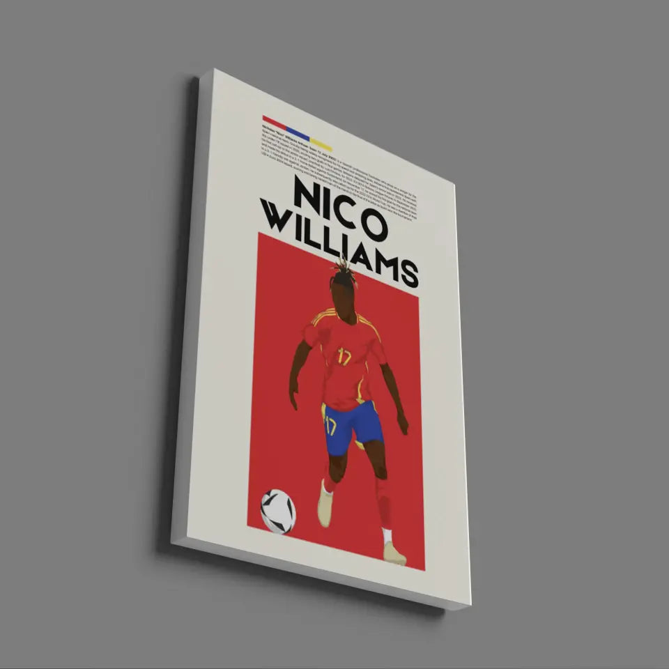 Nico Williams Spain - Minimalist Poster - Fans Favourites