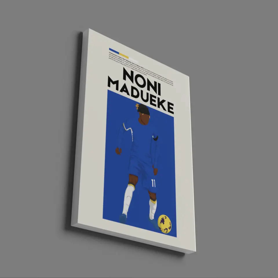 Noni Madueke Chelsea - Minimalist Poster - Fans Favourites