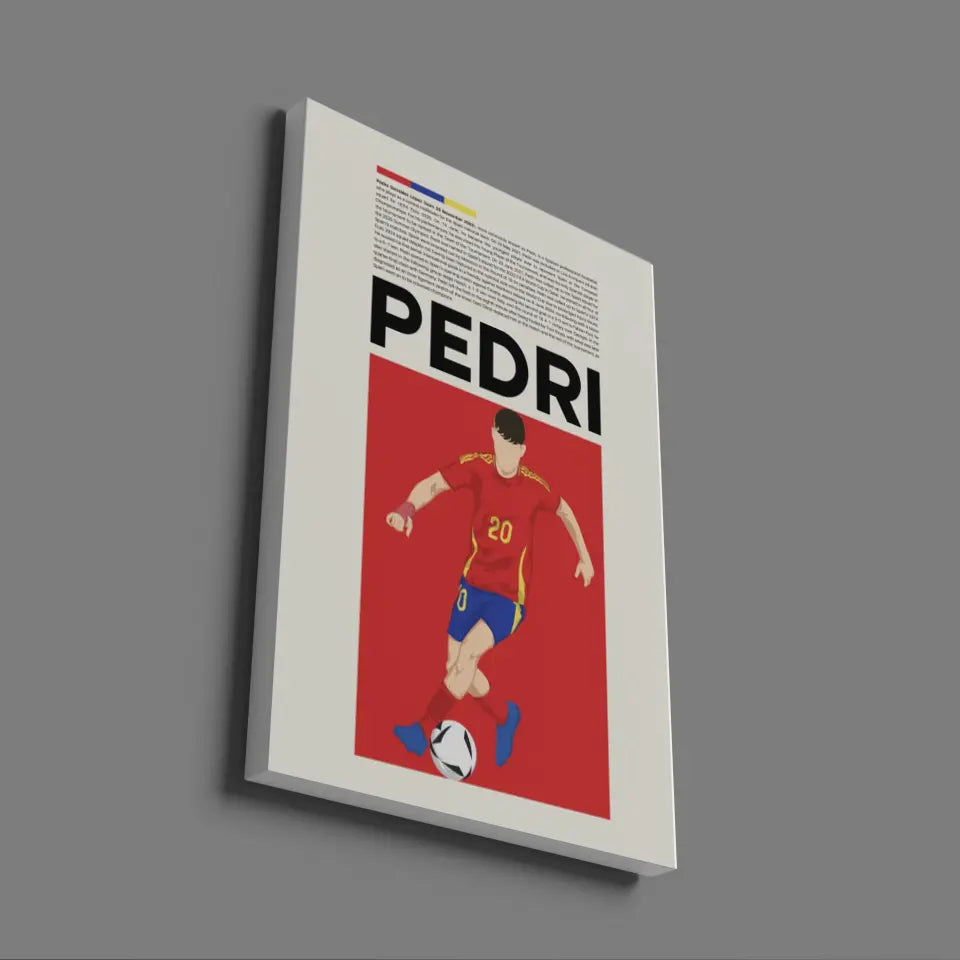 Pedri Spain - Minimalist Poster - Fans Favourites