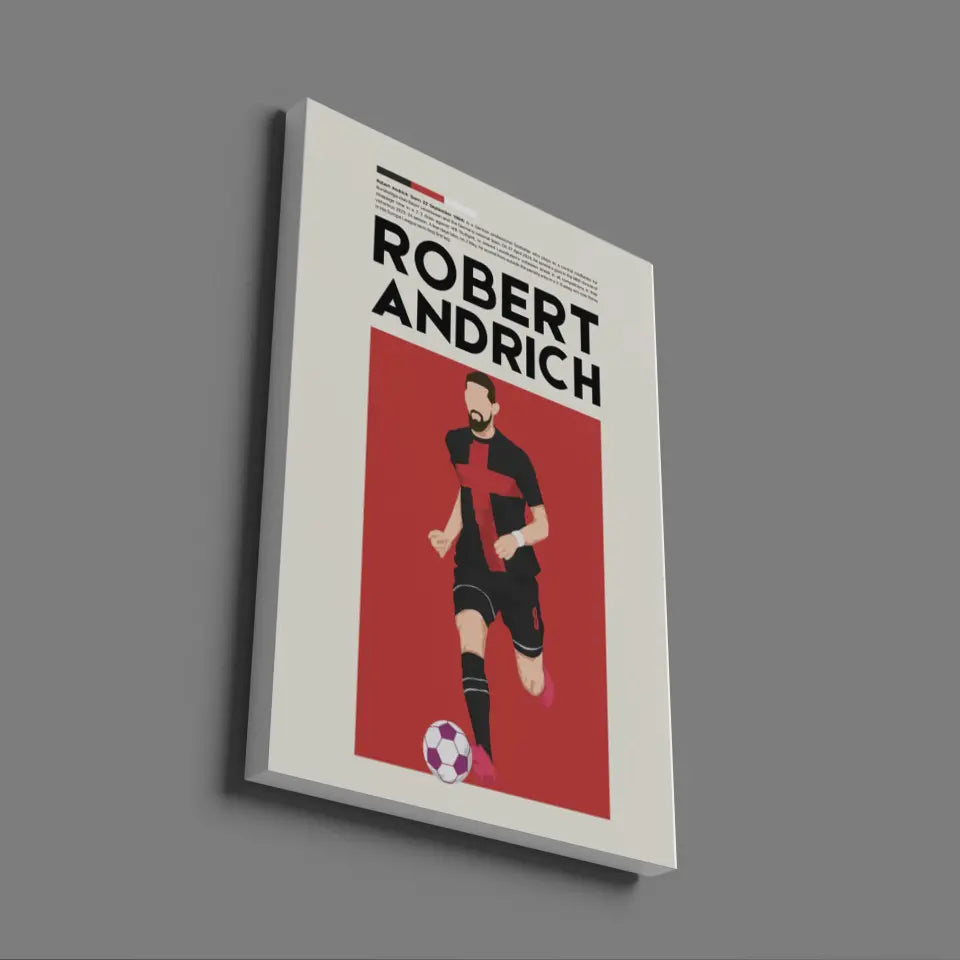 Robert Andrich Leverkusen - Minimalist Poster - Fans Favourites