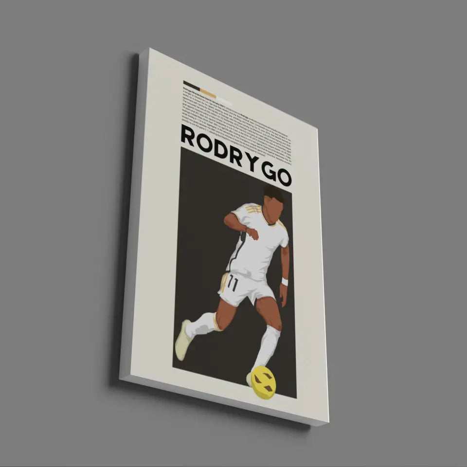Rodrygo Real Madrid - Minimalist Poster - Fans Favourites