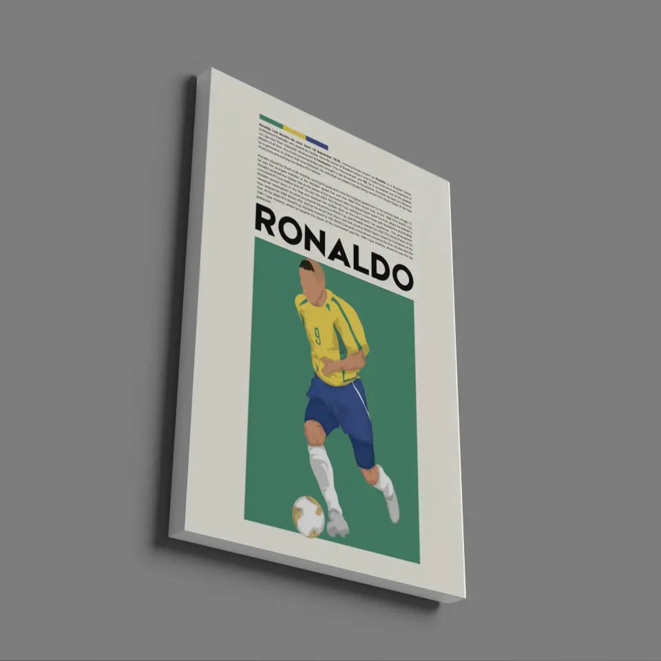 Ronaldo R9 Brazil - Minimalist Poster - Fans Favourites