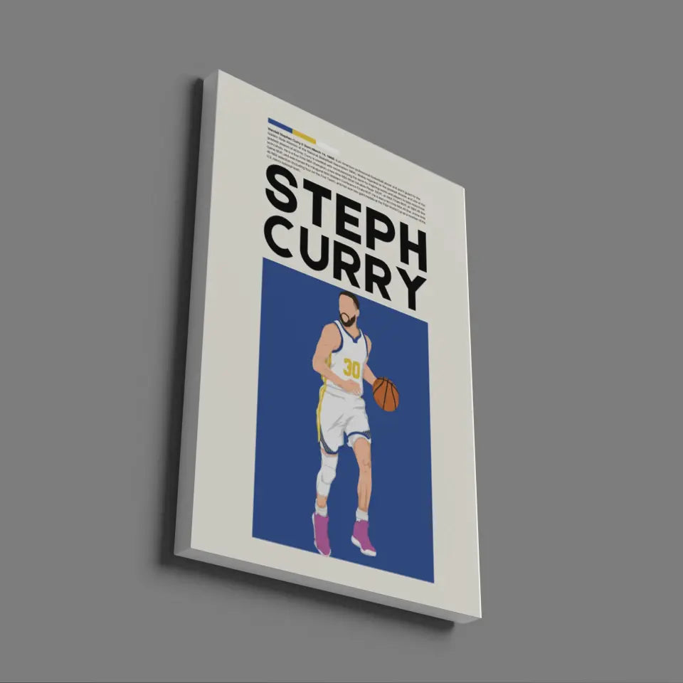 Steph Curry San Francisco - Minimalist Poster - Fans Favourites