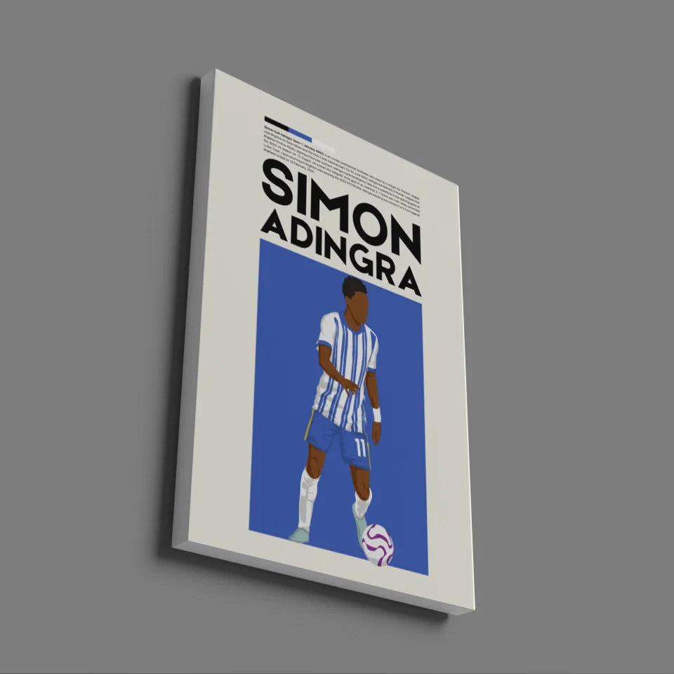 Simon Adingra Brighton - Minimalist Poster - Fans Favourites