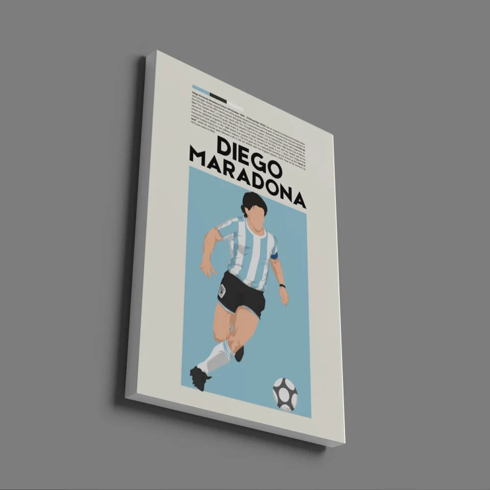 Diego Maradona Argentina - Minimalist Poster - Fans Favourites