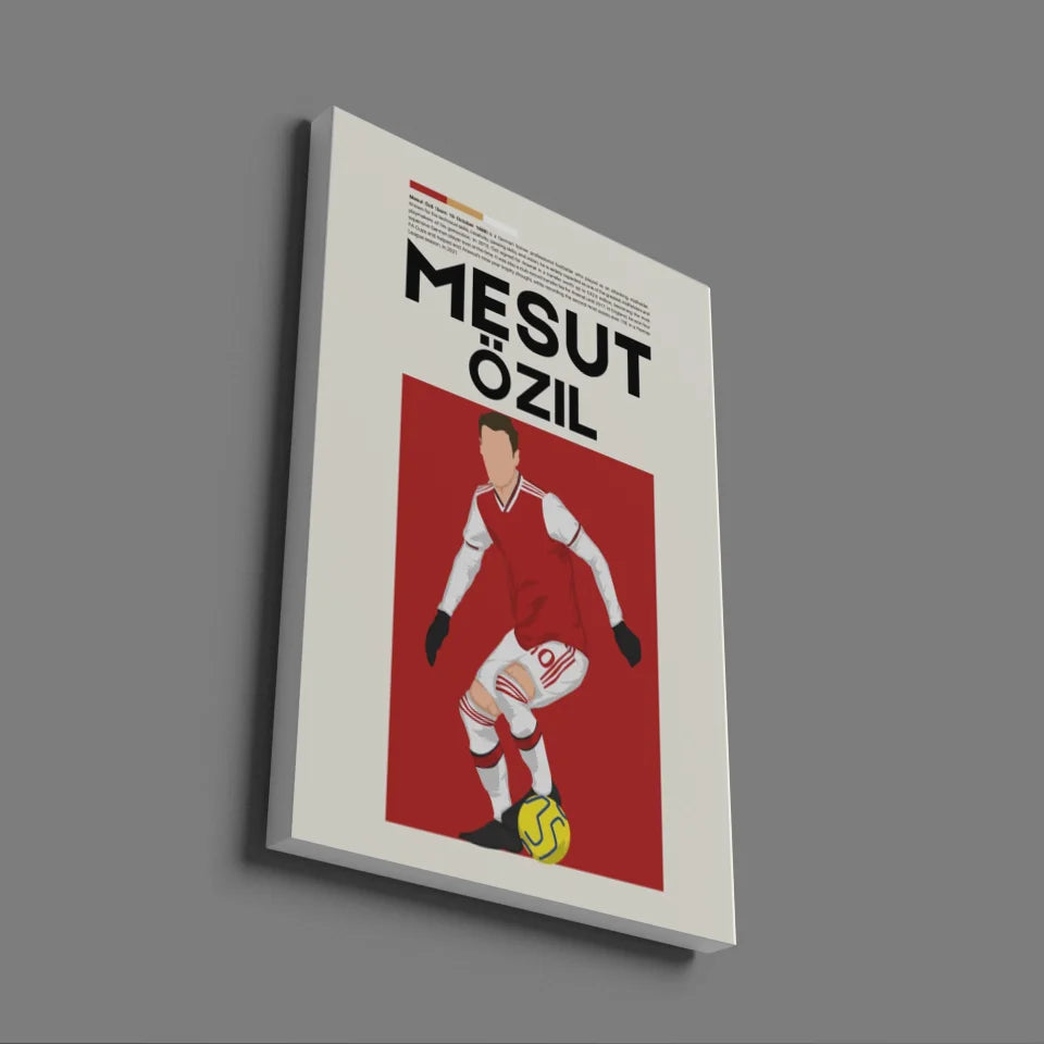 Mesut Özil Arsenal - Minimalist Poster - Fans Favourites