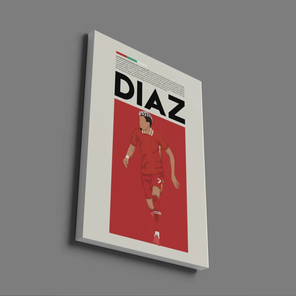 Luis Díaz Liverpool - Minimalist Poster - Fans Favourites