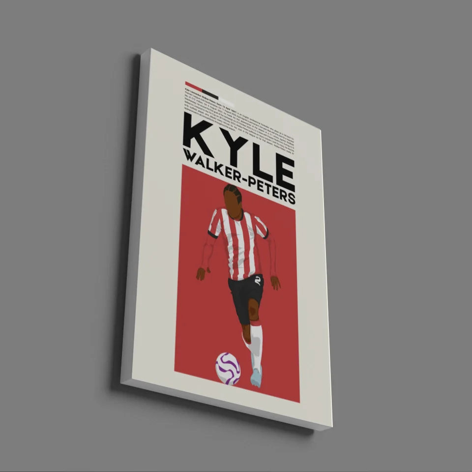 Kyle Walker-Peters Southampton - Minimalist Poster - Fans Favourites