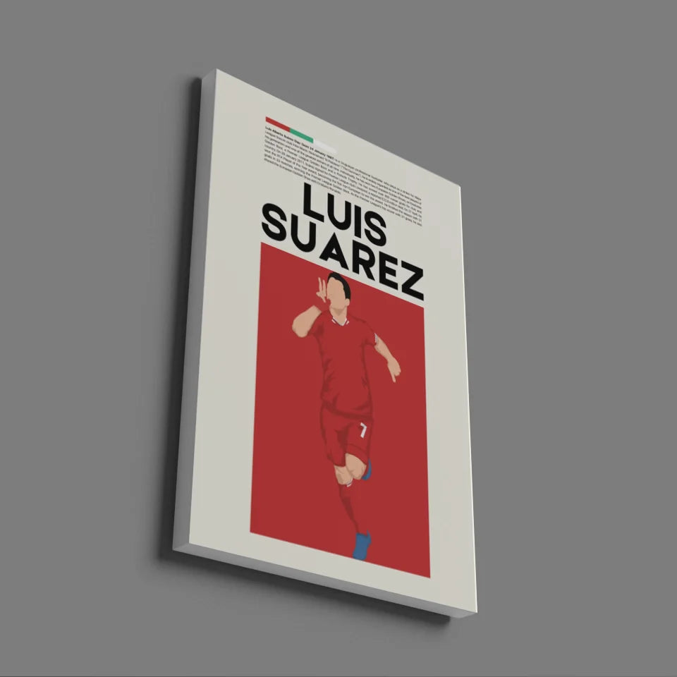 Luis Suárez Liverpool - Minimalist Poster - Fans Favourites