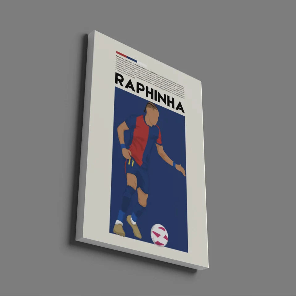 Raphinha Barcelona - Minimalist Poster - Fans Favourites