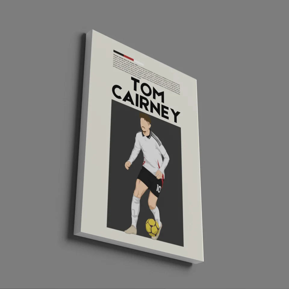 Tom Cairney Fulham - Minimalist Poster - Fans Favourites