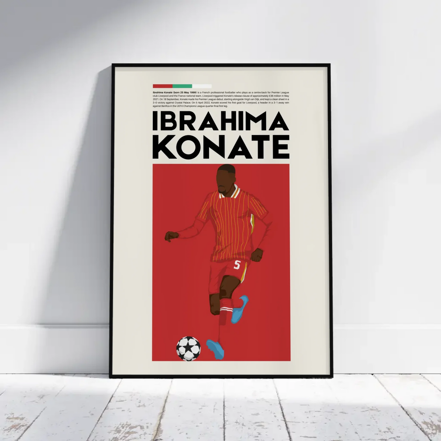 Ibrahima Konaté Liverpool - Minimalist Poster - Fans Favourites