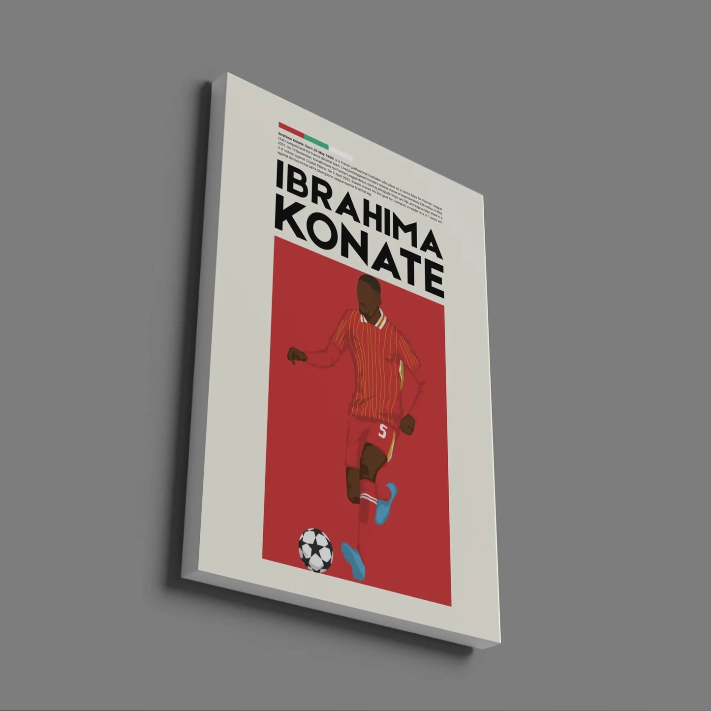 Ibrahima Konaté Liverpool - Minimalist Poster - Fans Favourites