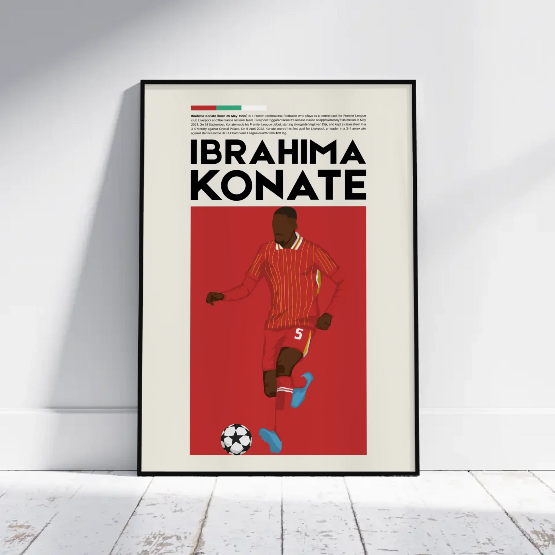 Ibrahima Konaté Liverpool - Minimalist Poster - Fans Favourites