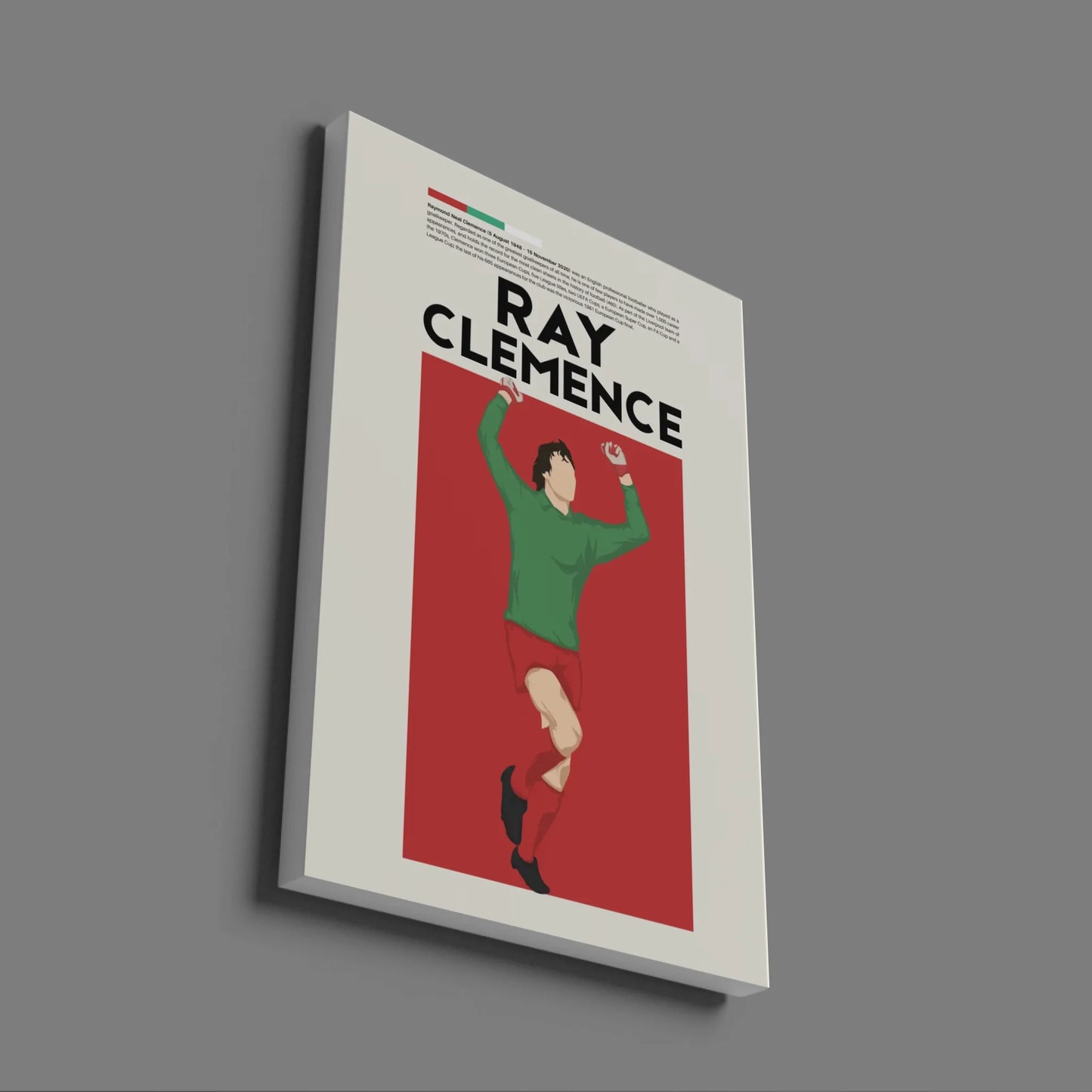 Ray Clemence Liverpool - Minimalist Poster - Fans Favourites