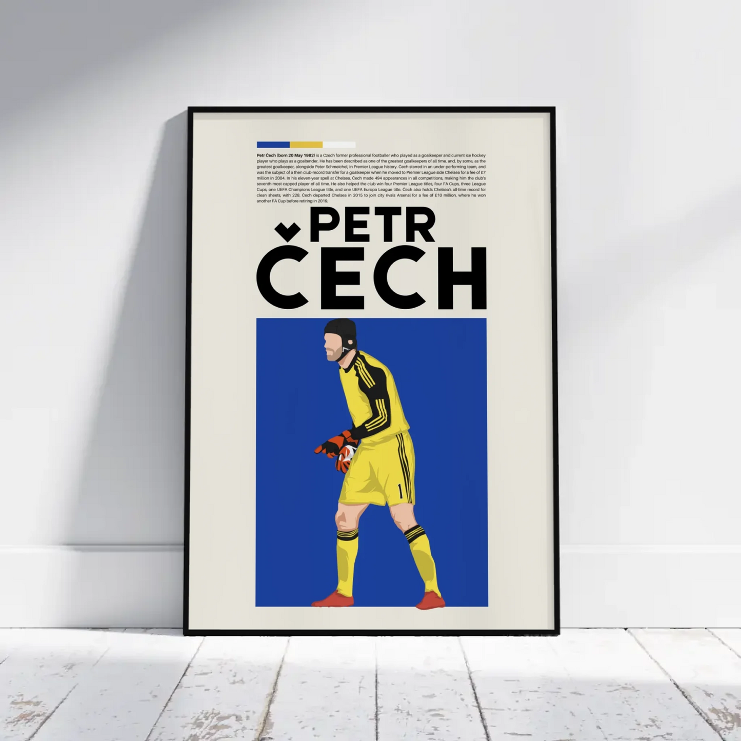 Petr Čech Chelsea - Minimalist Poster - Fans Favourites