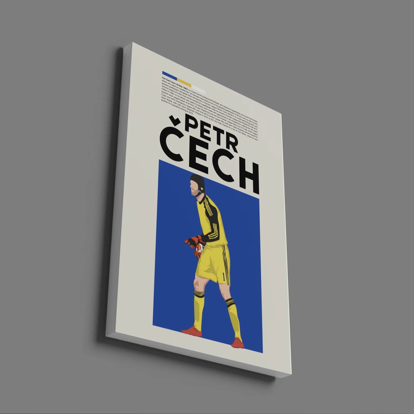 Petr Čech Chelsea - Minimalist Poster - Fans Favourites
