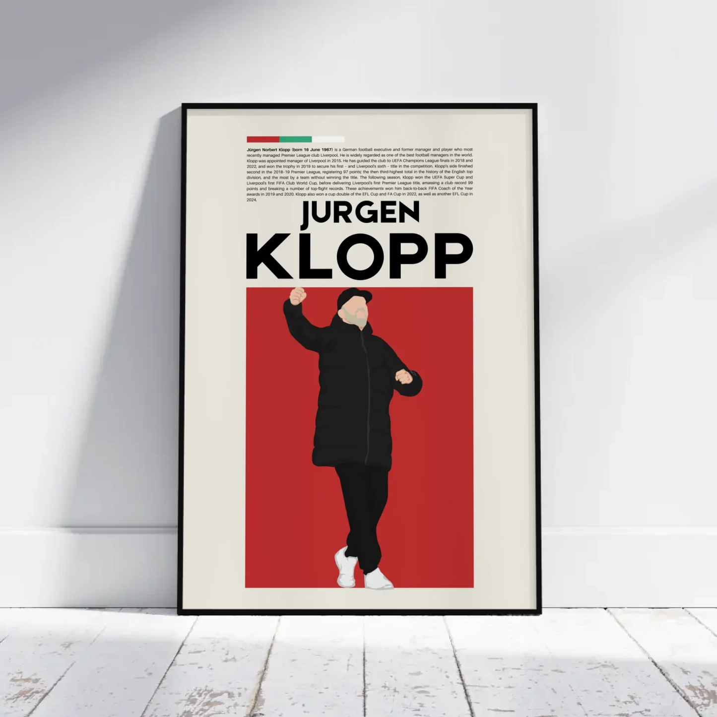 Jürgen Klopp Liverpool - Minimalist Poster - Fans Favourites