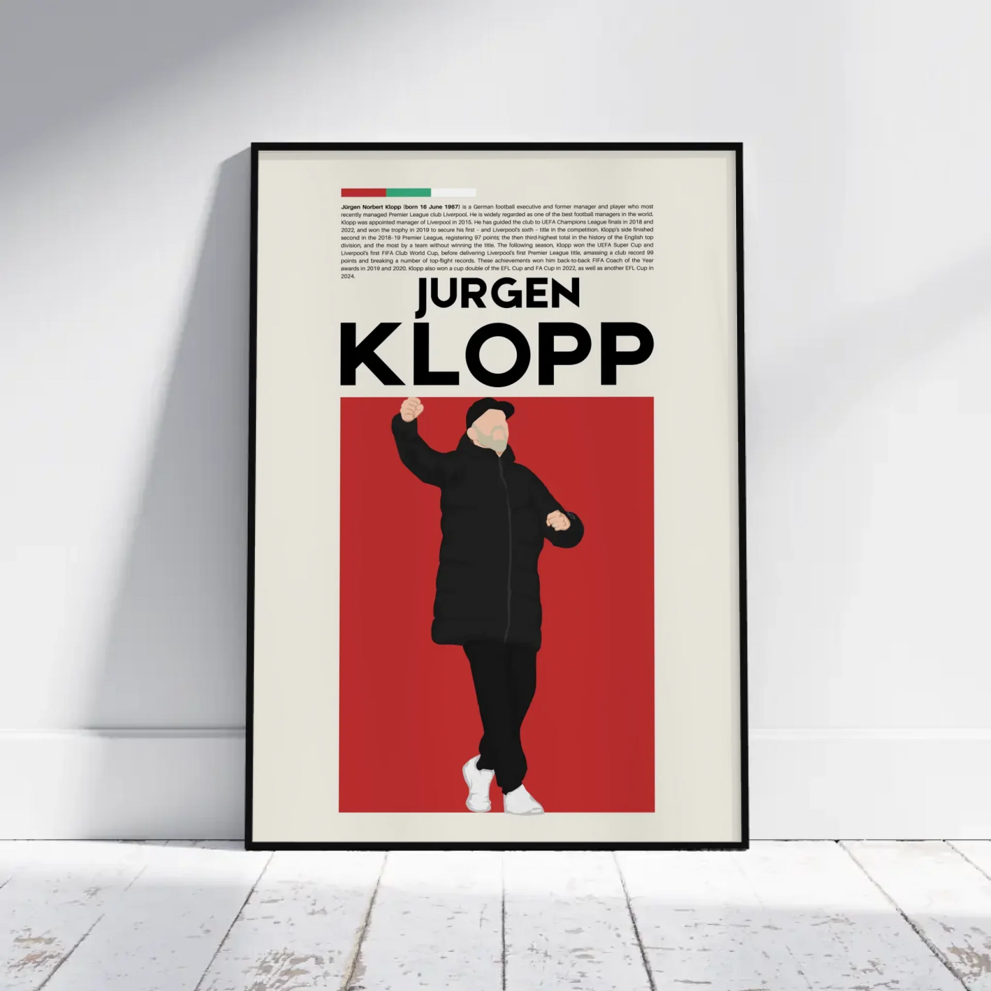 Jürgen Klopp Liverpool - Minimalist Poster - Fans Favourites